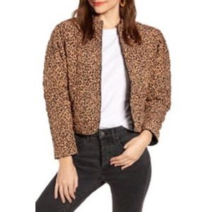 NWT Something Navy Reversible Quilted Jacket